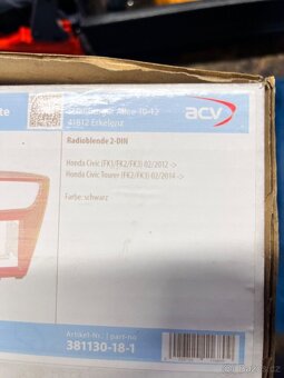 originál Radio Honda Civic od 2012+ - 6