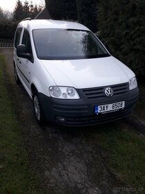 vw caddy life 2.0TDi 103kw r.v.2009 digi.klima,tažný,5 míst - 6