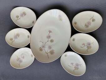 Krásný porcelánový set na sladkosti nebo ořechy Weimar - 6