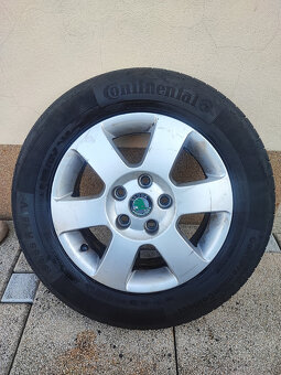 Prodej letního pneu+litinová kola R15 ze Škoda Octavia - 6