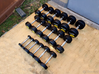 Jednoruční činky sada - 90kg PROFI - 6