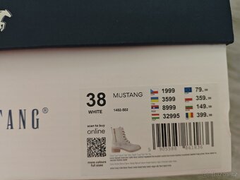 Mustang Zimní kožené boty 38 - 6