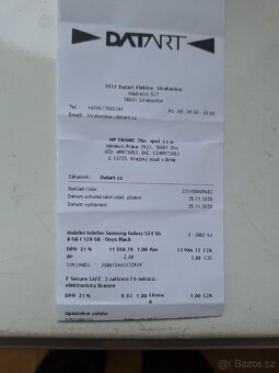 Prodám Samsung S24 5G 8/128Gb Onyx Black - 6