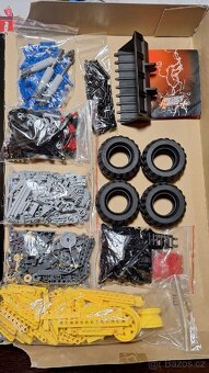 Velká Sada 3 stavebnic Lego technic: Nakladač+Traktor+Motor - 6