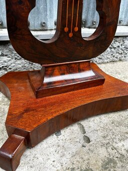 biedermeier lýrový stôl / stolík - 6