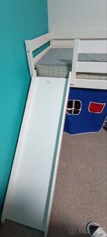 Dětská postel s tunelem a se skluzavkou - 6