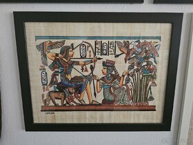 Papyrus Egypt zarámované - 6