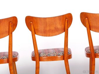 TON Banana, 4 legendární jídelní retro židle TON. - 6