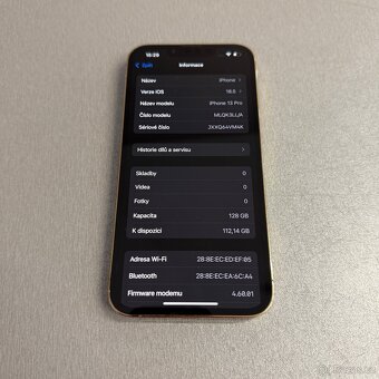 iPhone 13 Pro 128GB zlatý, bez škrábance, záruka - 6