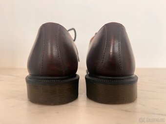 Dr. Martens 1461 PLAIN WELT SMOOTH LEATHER SHOES - BURGUNDY - 6