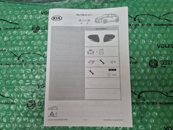 kryty vnějších zrcátek stříbrné Kia Rio (YB) H8431ADE00SL - 6