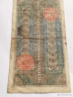 Rozsévač 50 kčs 1922 Vzácná bankovka - 6