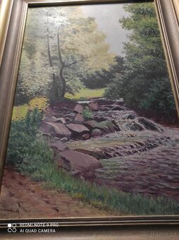 Obraz olej na kartonu - 6