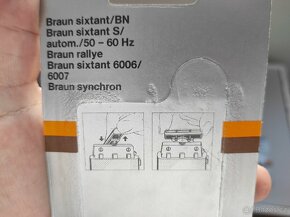 Planžety a náhradní hlavice Braun - 6