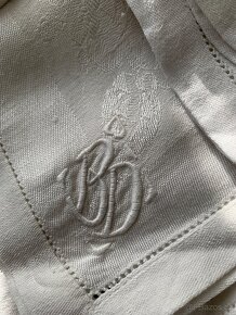Ubrousky s monogramem z první republiky - 6
