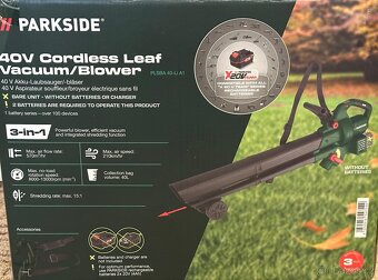 Parkside Aku vysavač/foukač na listí - 6