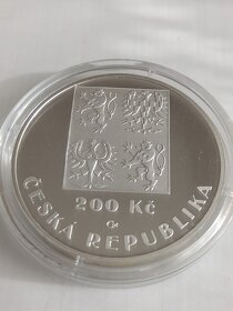 Pamětní mince 200Kč 2001 Fotbal proof - 6