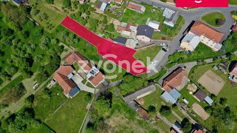 Pozemek Dobrkovice - centrum obce, pěkná a klidná lokalita - 6