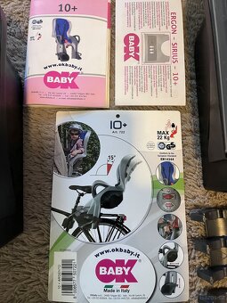 Cyklosedačka zadní OKBaby 10+, 2 držáky - 6