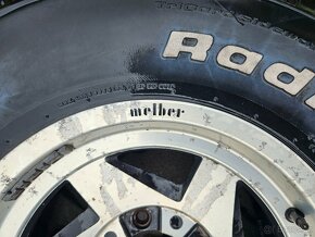 5x139,7 15 7J ET -10 Melber Offroad alu kola + 2x pneu AT - 6