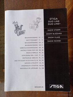 Sněžná fréza - Stiga duo line - 6