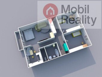 Holýšov. Cihlový byt 3 + 1 s lodžií ve velmi slušném a udržo - 6