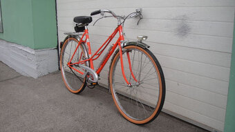Peugeot, 1976, nádherné dámské kolo, oranžová barva - 6