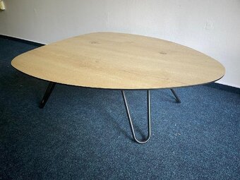 Konferenční stolek Masura – 110 cm, kapkový tvar - 6
