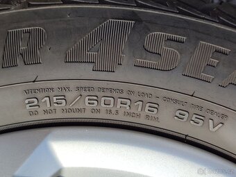 Originál ALU kola AUDI 16" 5x112 ET43 pneu 215/60/16 95V - 6
