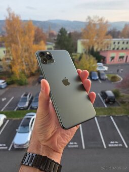 Apple iPhone 11 Pro Max 256GB Midnight green - baterie 100% - 6