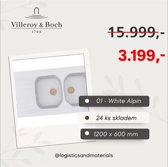 Villeroy & Boch výprodej — luxusní sanitární keramika - 6