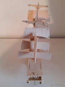 Model plachetnice - dřevěná skládačka - 6