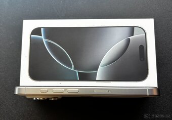 Vyměním iPhone 16 Pro / 128GB / 6,3"/ V záruce do 6/2027 - 6