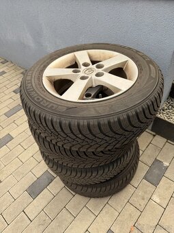 Zimní sada ALU kola 5X114 R15 se zimními pneu 195/65/R15 8mm - 6