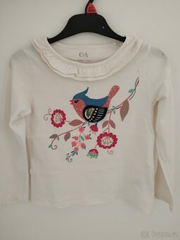 Dívčí trička s dlouhým rukávem č.122 - 6