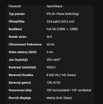 Monitory BenQ 24" GW2480 2ks - 6