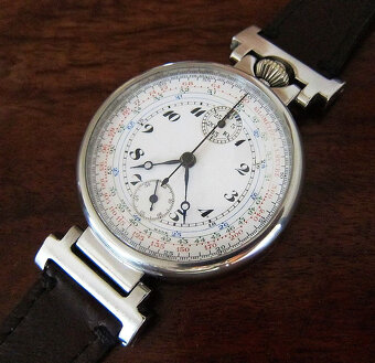 MINERVA MONTBLANC 1920 CHRONOGRAF švýcarské hodinky - 6