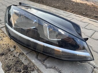 Prasklé ale FUNKČNÍ světlo VW GOLF VII - 6