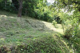 Sečení trávy křovinořezem a sekačkou - Rakovník. - 6