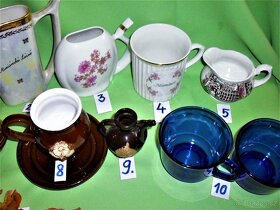 Hrnky, keramika a sklo. - 6