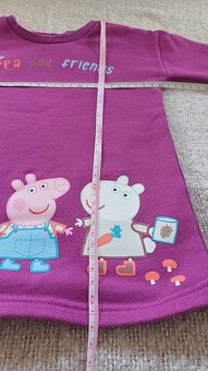 Šaty/mikina Peppa Pig vel. 80/86 - Primark - 6