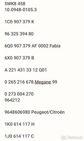 Řídicí moduly/jednotky ABS - 6