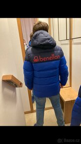 Chlapecká zimní péřová bunda Benetton, vel. 2XL dět., 11-12 - 6