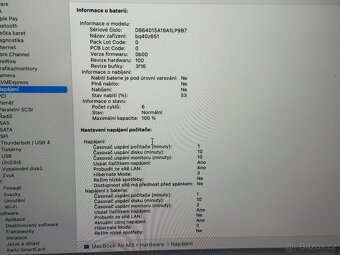 ZÁNOVNÍ APPLE MACBOOK AIR 15” M3/256GB/8GB/BATERIE 100% - 6