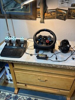 Logitech G29 volant s pedaly a radici pakou - 6