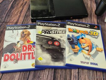 Sony PlayStation 2 Slim PS2 1 ovládač, karta, 7 hier - 6