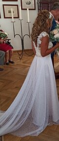 Luxusní svatební / plesové šaty - 6