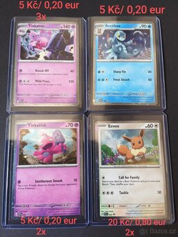 Pokémon karty 1 - 6