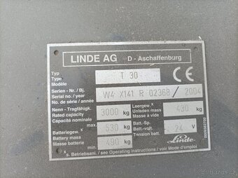 Ručněvedený. Elektrický vozík Linde - 6