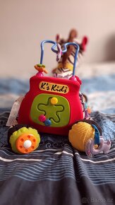 Skákací a hrací plyšová zebra K'Kids - 6